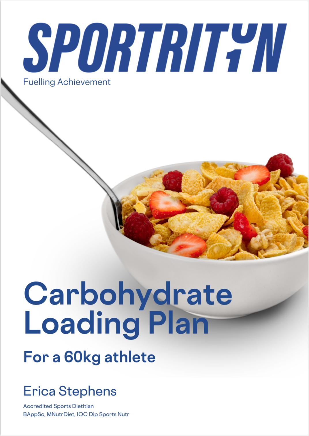 Carb Loading Plan - 60kg athlete