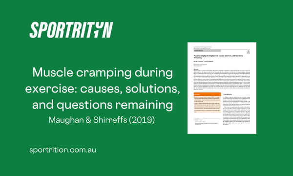 Muscle cramping article