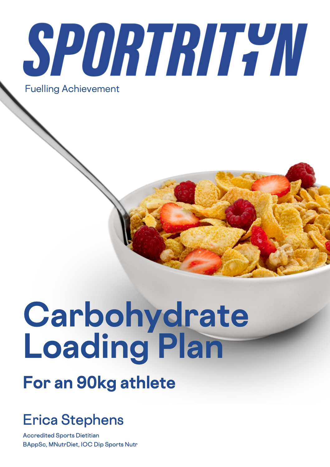 Carb Loading Plan - 90kg athlete